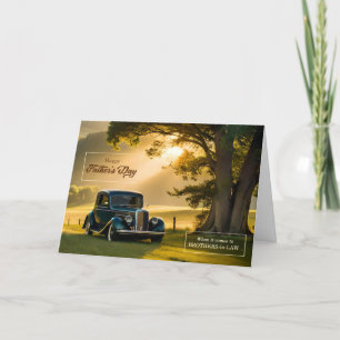 Cartes Pour Fêtes Annuelles Brother in Law Fête des pères classique voiture Me