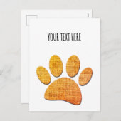 Cartes Pour Fêtes Annuelles Brûlure à mâchoires pour chien - Impression âgée (Devant / Derrière)