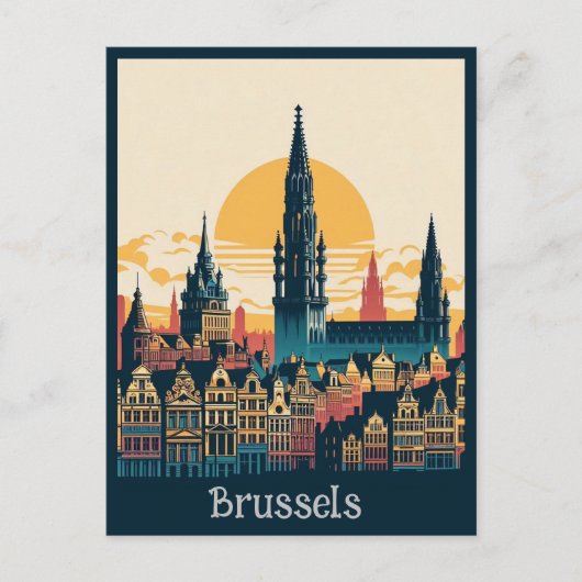 Cartes Pour Fêtes Annuelles Bruxelles, Belgique (Devant)