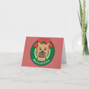 Cartes Pour Fêtes Annuelles Bruxelles Griffon Noël