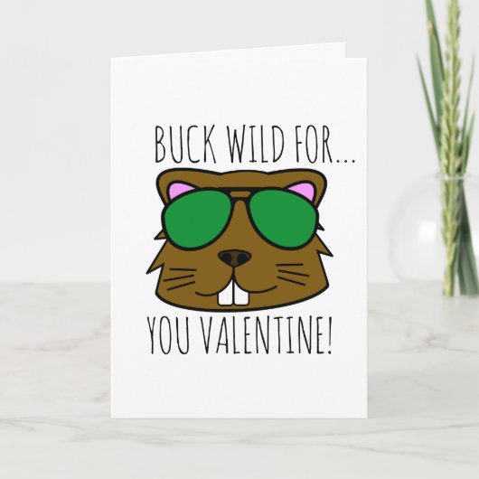 Cartes Pour Fêtes Annuelles Buck WIld (Devant)