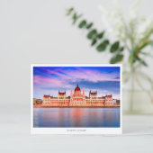 Cartes Pour Fêtes Annuelles Budapest et le Danube, Hongrie (Debout devant)