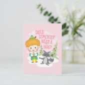 Cartes Pour Fêtes Annuelles Buddy l'elfe fait Un câlin, s'il vous plaît ? (Debout devant)