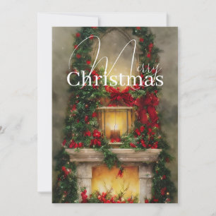 Cartes Pour Fêtes Annuelles budget cheminée de Noël