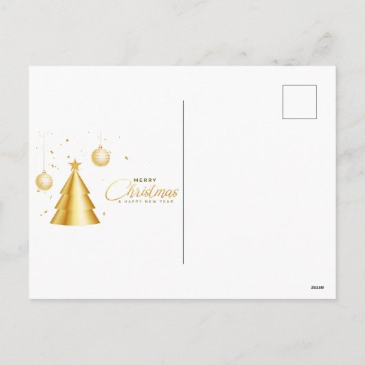 Cartes Pour Fêtes Annuelles Budget Green Christmas Plaid 3 Photo Holiday Card (Dos)