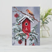 Cartes Pour Fêtes Annuelles budget initial de maisonnette de Noël (Debout devant)