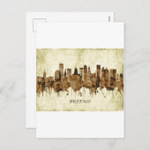 Cartes Pour Fêtes Annuelles Buffalo New York (Devant / Derrière)