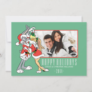 Cartes Pour Fêtes Annuelles BUGS BUNNY™ and Lola Mistletoe Kiss