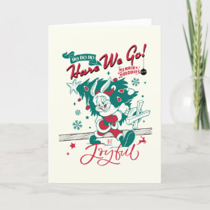 Cartes Pour Fêtes Annuelles BUGS BUNNY™ - Ho Ho Ho, c'est parti pour les lapin