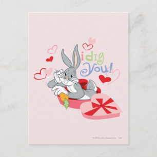 Cartes Pour Fêtes Annuelles BUGS BUNNY™ I Dig You!