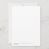 Cartes Pour Fêtes Annuelles BUGS BUNNY™ Père Noël marchant joyeusement (Dos)