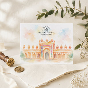 Cartes Pour Fêtes Annuelles Buland Darwaza, Fatehpur Sikri Souvenir de voyag