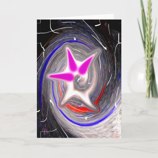 Cartes Pour Fêtes Annuelles Bulle cosmique explosive (Devant)