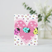 CARTES POUR FÊTES ANNUELLES BULLES DE VALENTINE (Debout devant)