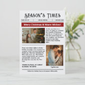 Cartes Pour Fêtes Annuelles Bulletin Arch Photo Collage Noël (Debout devant)