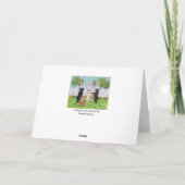 Cartes Pour Fêtes Annuelles Bunnies de Pâques du Labrador (Dos)