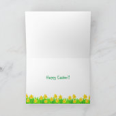 Cartes Pour Fêtes Annuelles Bunnies de Pâques du Labrador (Intérieur)