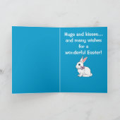 Cartes Pour Fêtes Annuelles Bunny de Pâques de Nephew (Intérieur)