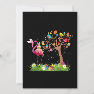 Cartes Pour Fêtes Annuelles Bunny Flamingo Easter   Cute Flamingo Lovers