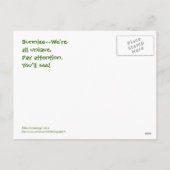 CARTES POUR FÊTES ANNUELLES BUNNY RABBIT /HUMOROUS POSTCARD (Dos)