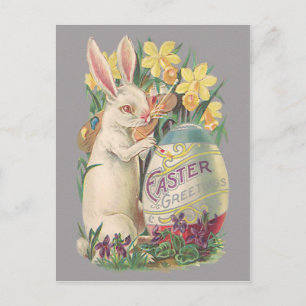 Cartes Pour Fêtes Annuelles Bunny vintage de Pâques