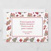 Cartes Pour Fêtes Annuelles Buon Natale (Dos)