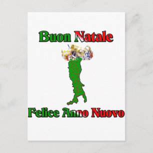 Cartes Pour Fêtes Annuelles Buon Natale Felice Anno Nuovo