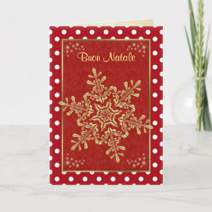 Cartes Pour Fêtes Annuelles Buon Natale Italian