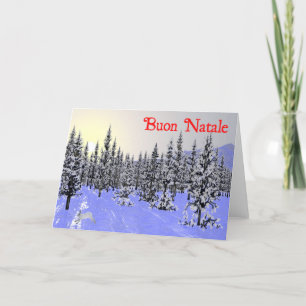 Cartes Pour Fêtes Annuelles Buon Natale - solstice d'hiver