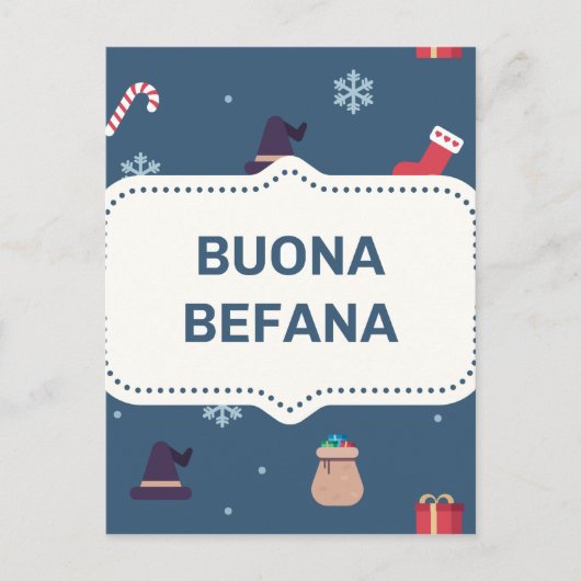 Cartes Pour Fêtes Annuelles buona Befana de Noël (Devant)
