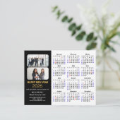 Cartes Pour Fêtes Annuelles Business 2026 Calendrier Parties scintillant moder (Debout devant)