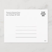 Cartes Pour Fêtes Annuelles Business Christmas Circle vert plaid - le plus heu (Dos)