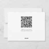 Cartes Pour Fêtes Annuelles Business Christmas Trees QR Code Entreprise (Dos)