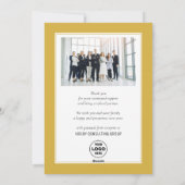 Cartes Pour Fêtes Annuelles Business Gold 2025 Festive Pine Bough (Dos)