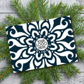 Cartes Pour Fêtes Annuelles Business Happy Holidays Company Logo Snowflake
