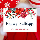 Cartes Pour Fêtes Annuelles Business Happy Holidays Moderne