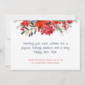 Cartes Pour Fêtes Annuelles Business Happy Holidays Moderne (Dos)