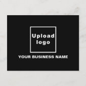 Cartes Pour Fêtes Annuelles Business Thanksgiving Small Black Flat (Dos)