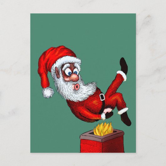 Cartes Pour Fêtes Annuelles Butt de Santa Hot (Devant)