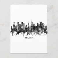 BW de Chicago Illinois Skyline