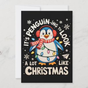 Cartes Pour Fêtes Annuelles C’est Penguin Ing pour ressembler beaucoup à des X