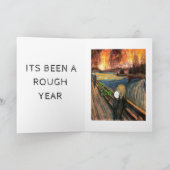 Cartes Pour Fêtes Annuelles Ça a été une année difficile (Intérieur)