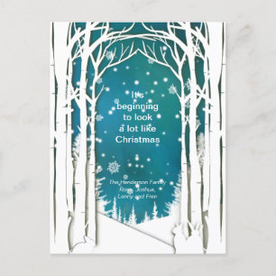 Cartes Pour Fêtes Annuelles Ça commence à ressembler beaucoup à Noël