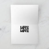 Cartes Pour Fêtes Annuelles Ça doit être l'amour (Intérieur)