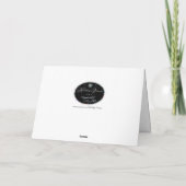 Cartes Pour Fêtes Annuelles Cabane paisible (Dos)