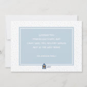 Cartes Pour Fêtes Annuelles Cabanes de plage Vœux chaleureux de la côte Vacanc (Dos)