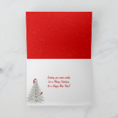 Cartes Pour Fêtes Annuelles Cabine de Noël en neige (Intérieur)