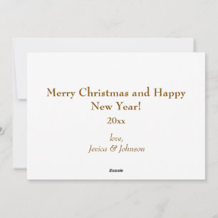 Cartes Pour Fêtes Annuelles Cabine d'hiver et Snowman Noël aquarelle