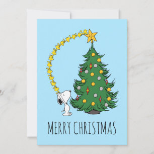 Cartes Pour Fêtes Annuelles cacahuètes   Arbre de vacances   Ajouter vos photo