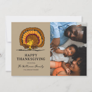 Cartes Pour Fêtes Annuelles cacahuètes   Bon thanksgiving Woodstock Turquie